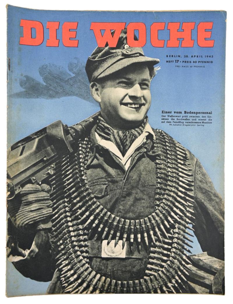 German Third Reich Magazine 'Die Woche' 1943