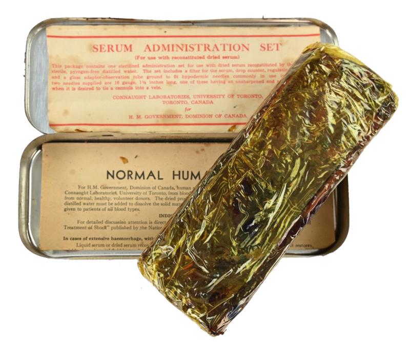 Canadian WW2 R.C.A.M.C. Blood Transfusion Kit