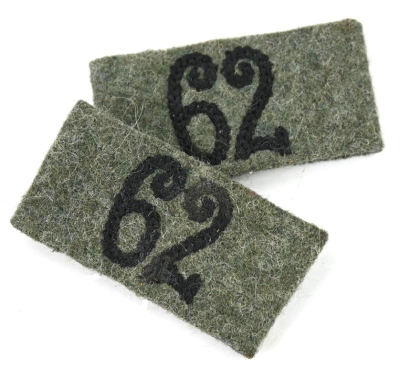 German WH Shoulderboard Slip-ons 'P.R.62'