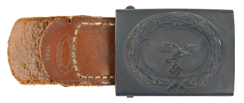 German LW Beltbuckle with Tab 'Assmann 1941'