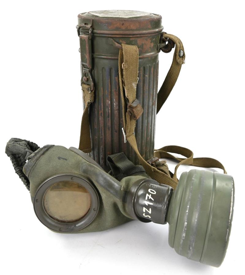 German WH M31 Gasmask & Cannister