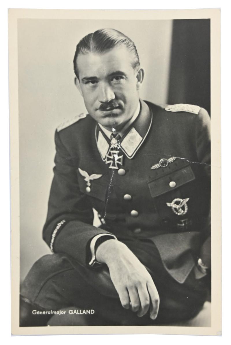 German Portrait Picture 'Generalmajor Galland'