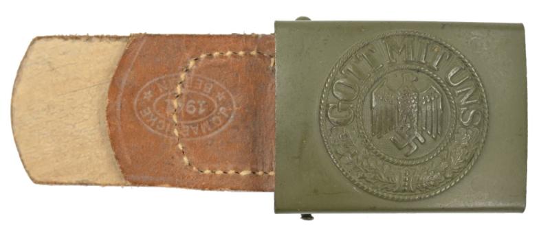 German WH Beltbuckle with Tab '1941'