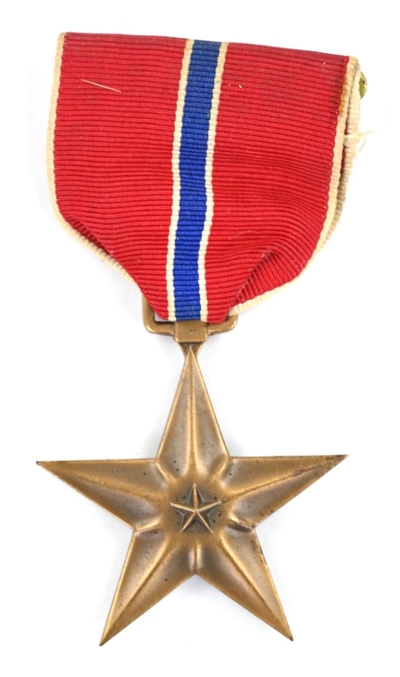 US WW2 82nd Airborne Division 508th Parachute Infantry Regiment Bronze Star 'Wade W. Hawley'