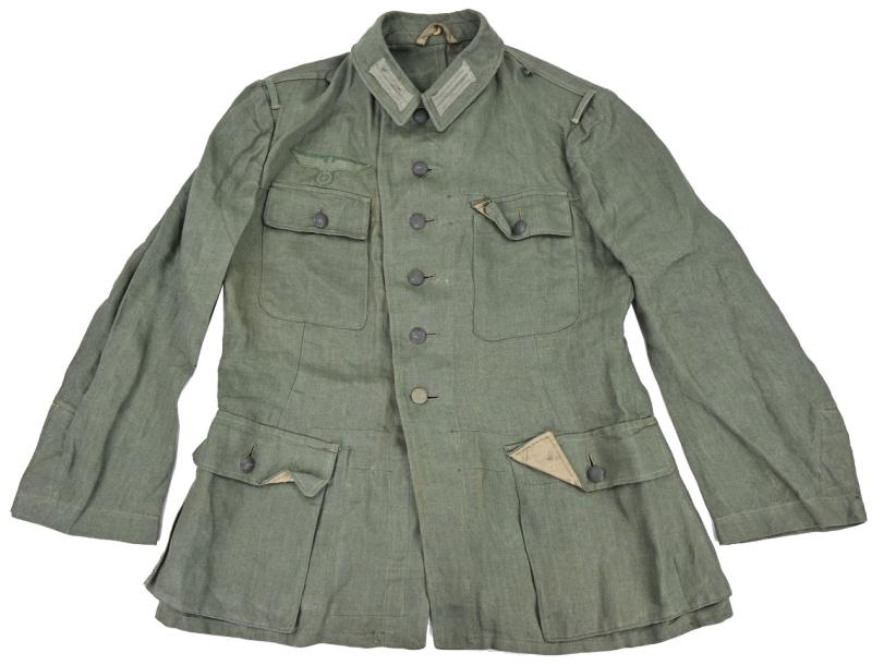 German WH M43 HBT Combat Tunic