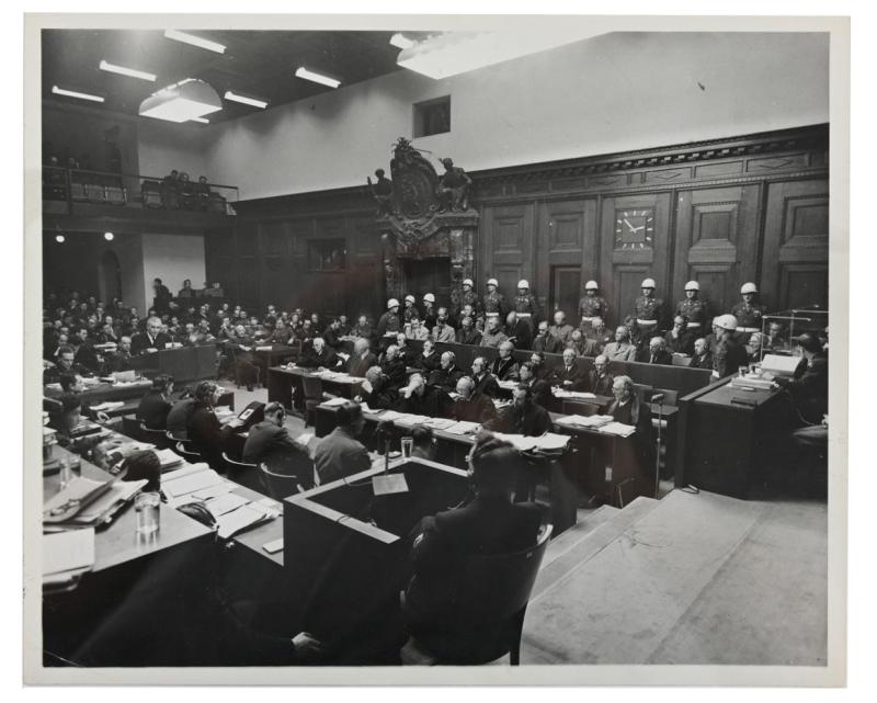 Allied Nuremberg War Trails Press Photo