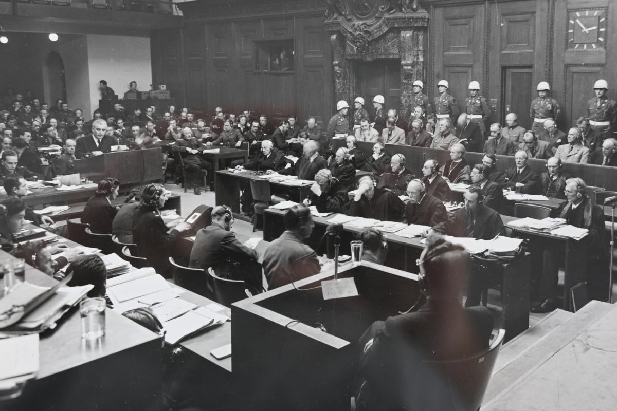 Allied Nuremberg War Trails Press Photo