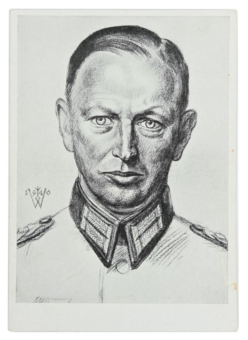 German WH Postcard 'Oberst Buschenhagen'