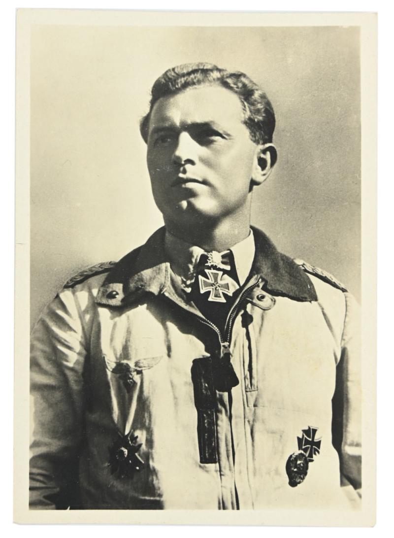 German Knight's Cross recipient Postcard 'Major Oesau'