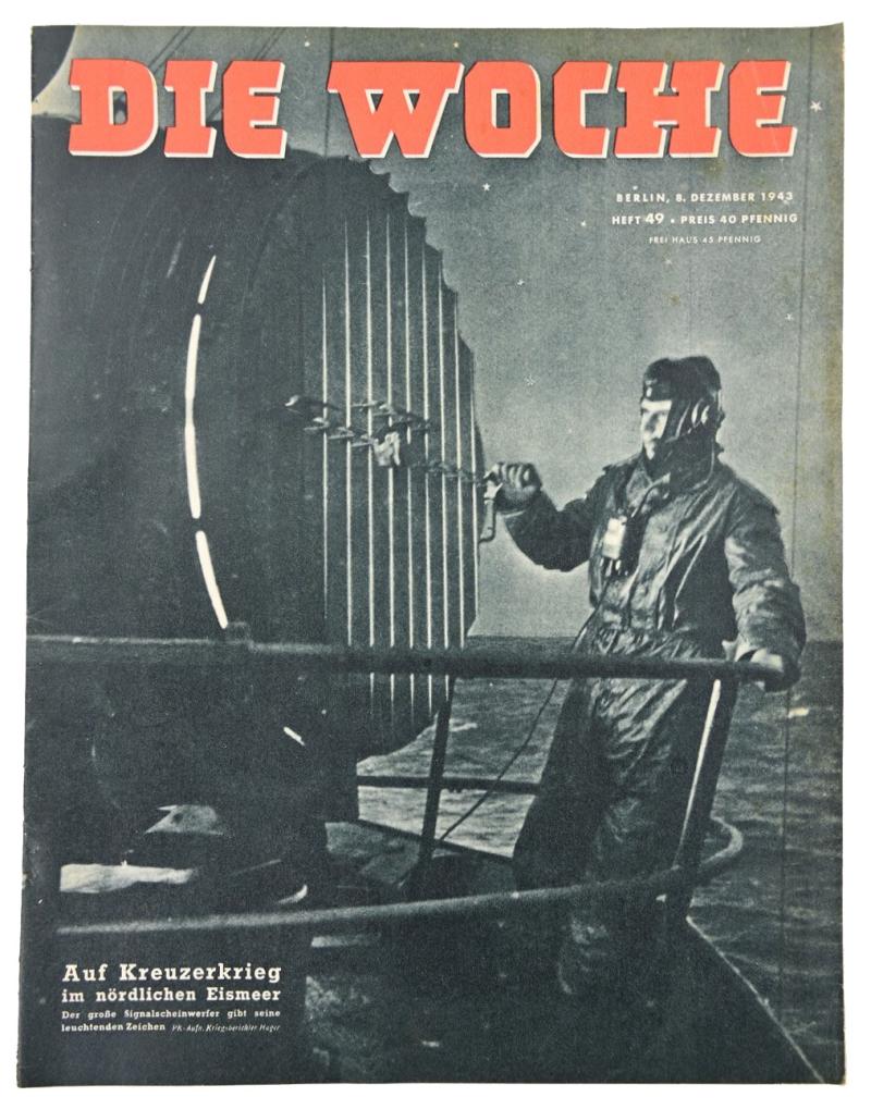 German Third Reich Magazine 'Die Woche' 1943