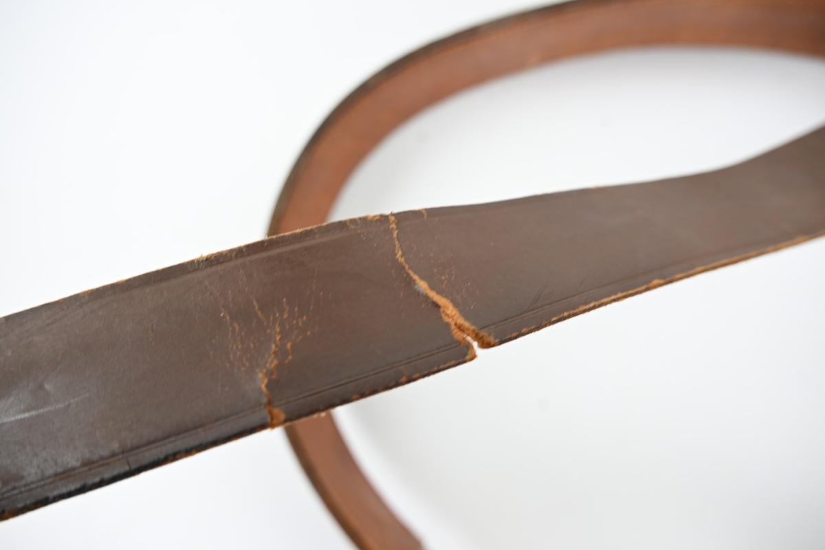 Dutch Pre-WW2 Sam Brown Officer Belt & Shoulderstrap