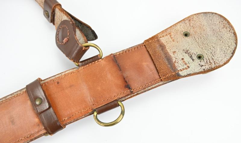 Dutch Pre-WW2 Sam Brown Officer Belt & Shoulderstrap