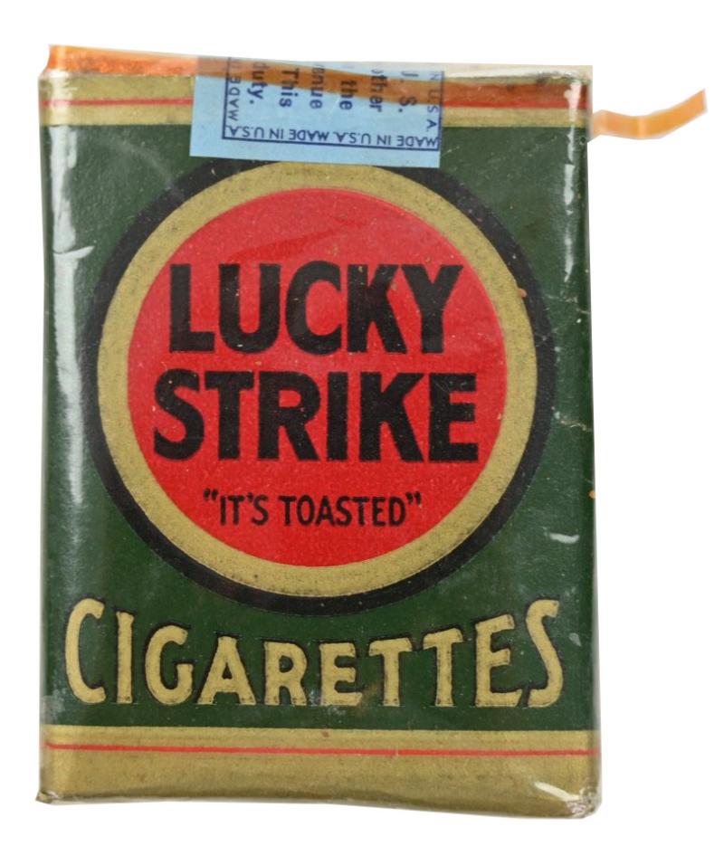 US WW2 Package of Lucky Strike Cigarets
