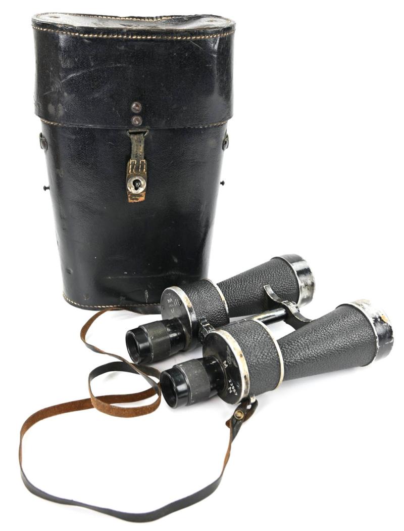 German KM Cased 'Nordsee' marked 7x50 Binoculars