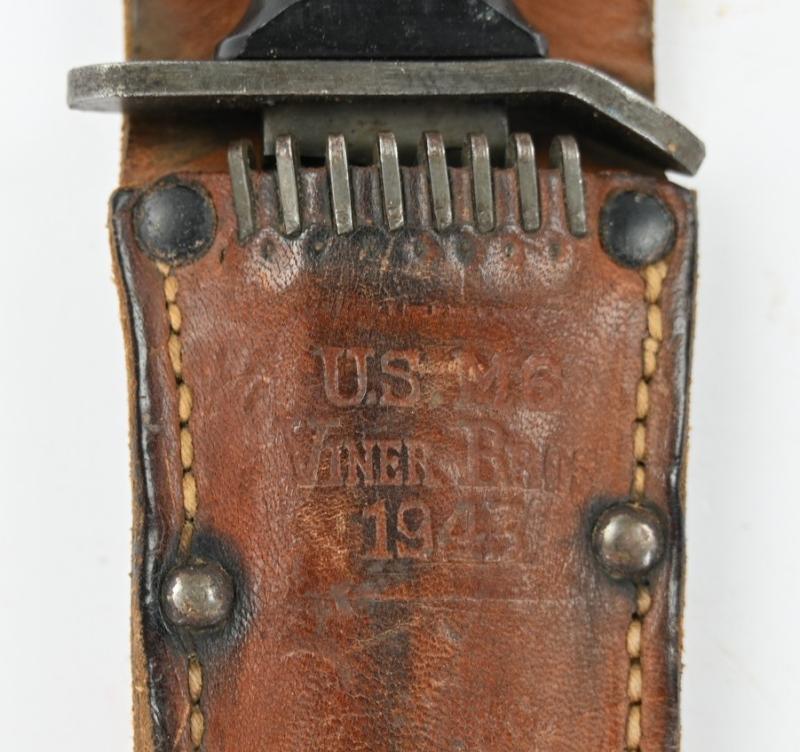 US WW2 Paratrooper M3 Fighting Knife with M6 Scabbard