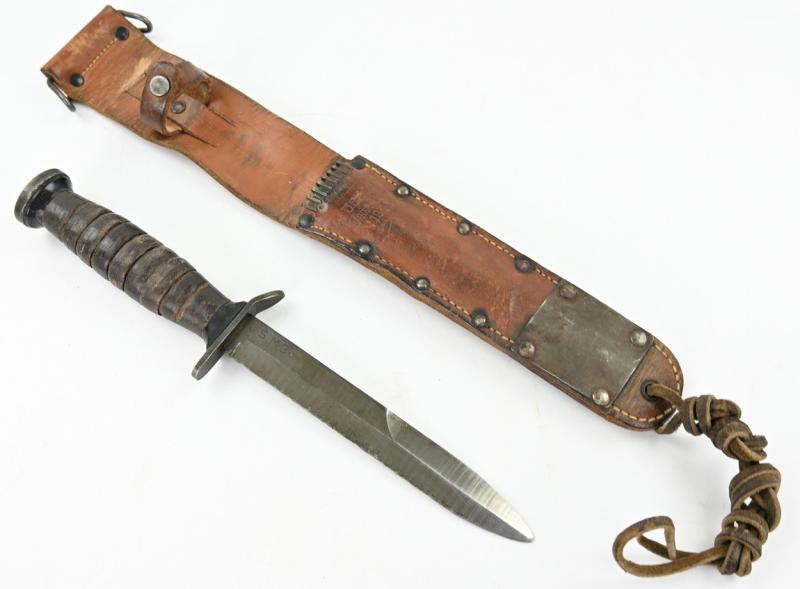 US WW2 Paratrooper M3 Fighting Knife with M6 Scabbard