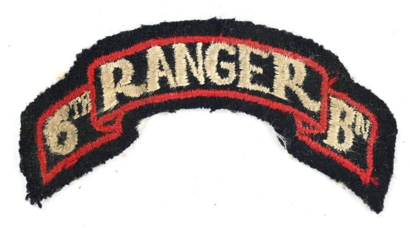 US WW2 6th Ranger Battalion Scroll