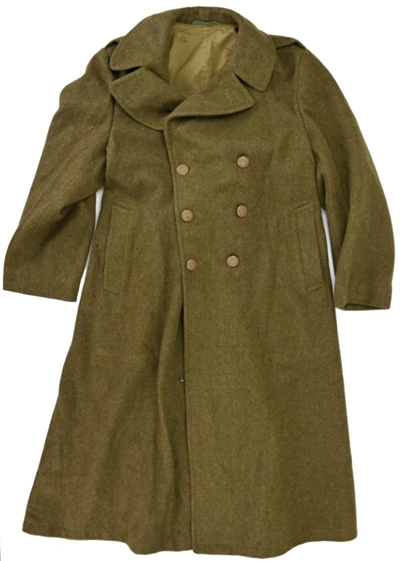 US WW2 Enlisted Men Wool Greatcoat 44L