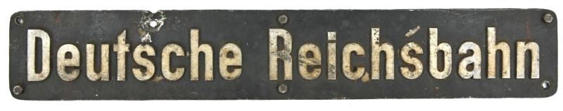 German Reichsbahn Designation Sign