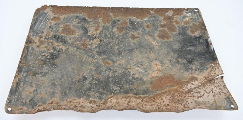 German NSV Enamel Plate 'Hilfstelle Mutter u. Kind'