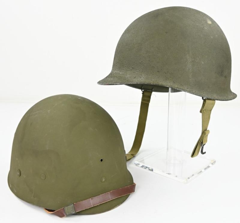 US WW2 M1 Fixed Bale Combat Helmet