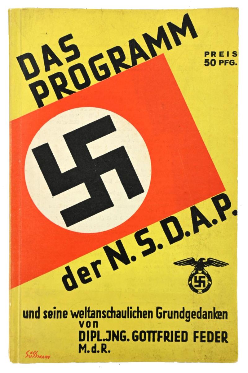 German NSDAP Program Booklet 1935