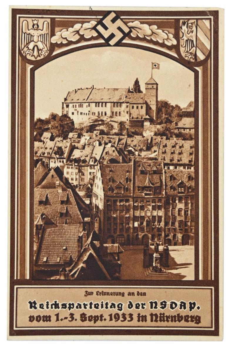 German Postcard Reichsparteitag Nürnberg 1933