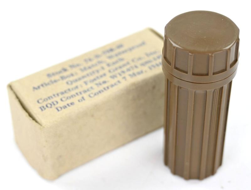 US WW2 Waterproof Matches in Case
