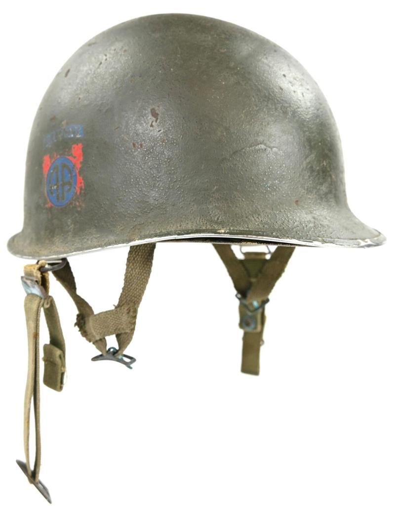 US WW2/Korea M1C Paratrooper Helmet 82nd Airborne Division