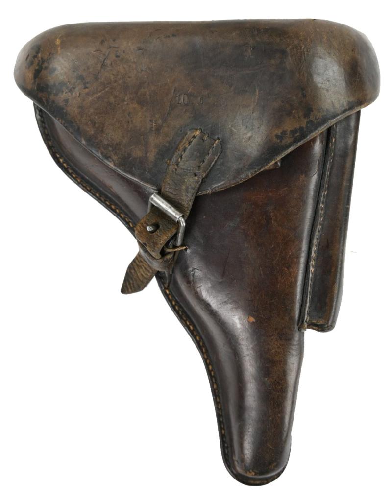 German WW1 P08 Hardshell Pistol Holster 10./I.R. 21