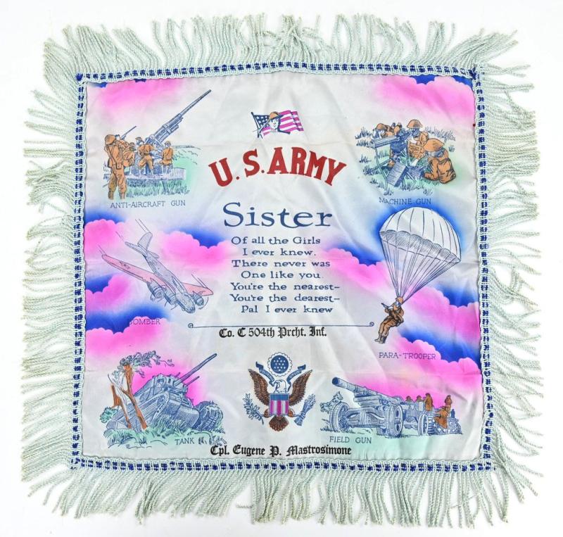 US WW2 82nd Airborne Division Sweatheart Pillow Cover