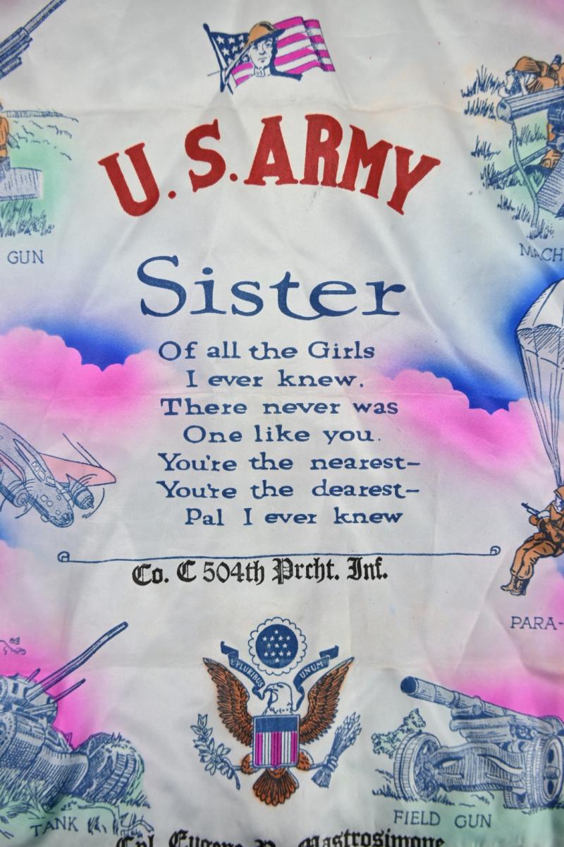 US WW2 82nd Airborne Division Sweatheart Pillow Cover