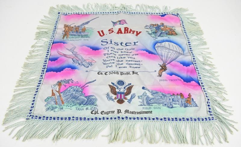 US WW2 82nd Airborne Division Sweatheart Pillow Cover