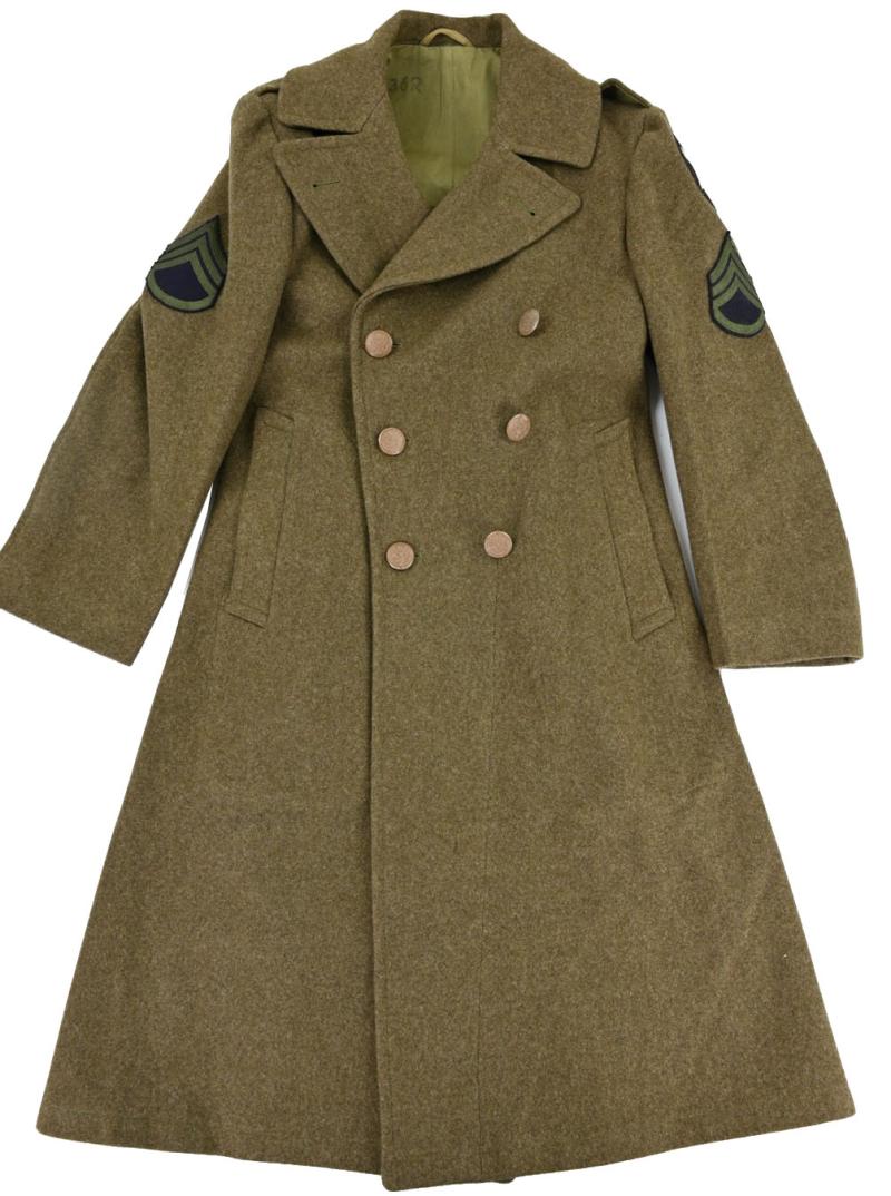 US WW2 EM/NCO Winter Greatcoat 2nd Infantry Division