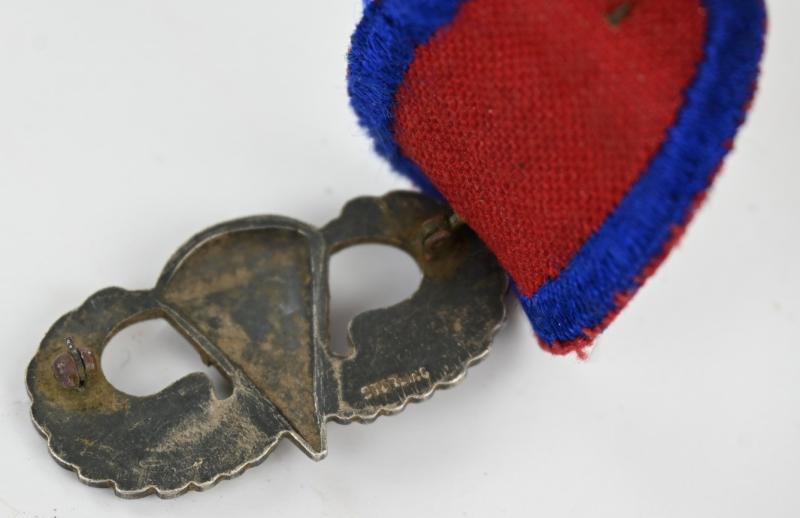 US WW2 101st Airborne Division 501st Parachute Infantry Regiment Jumpwing Oval with Jumpwing