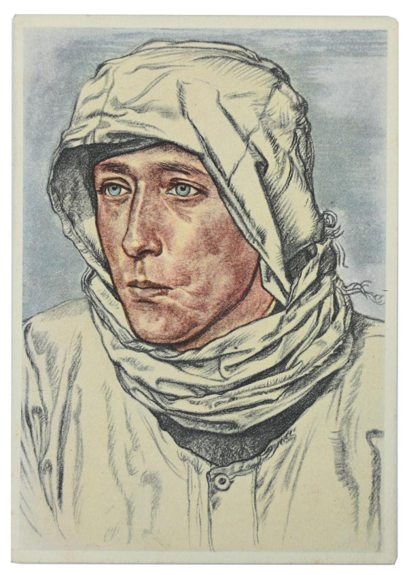 German WH Postcard 'Spahtruppfuhrer'