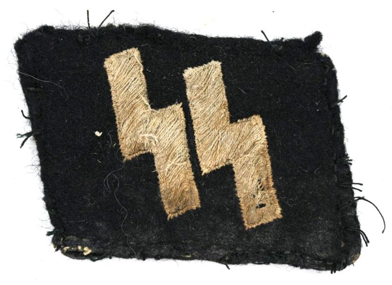 German Waffen-SS RZM Runes Collar Tab