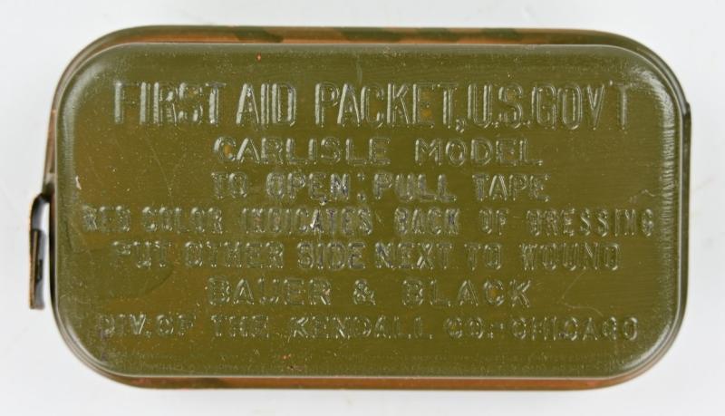 US WW2 M-1924 First Aid Pouch with First Aid Kit