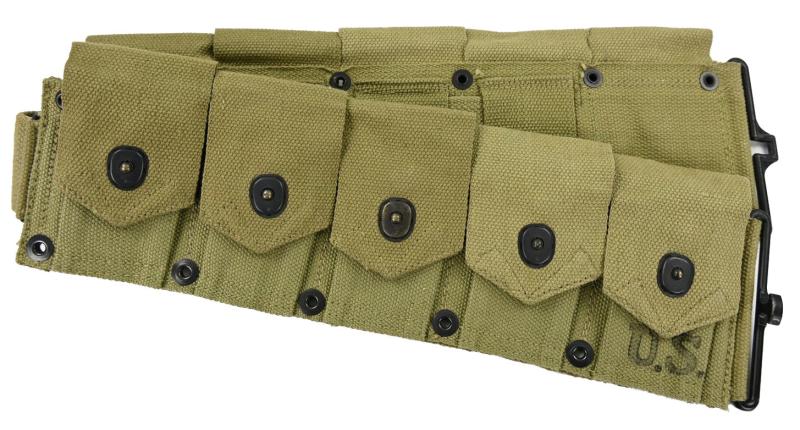 US WW2 M1 Garand Ammo Belt 1943