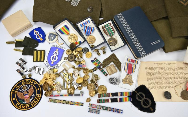 US WW2 Grouping of Captain Donald H. Wilkins, Divisional Dental Sorgeon 2nd Armored Division