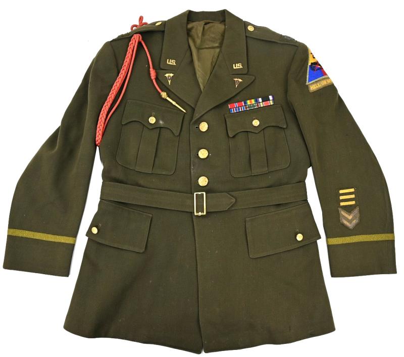 US WW2 Grouping of Captain Donald H. Wilkins, Divisional Dental Sorgeon 2nd Armored Division