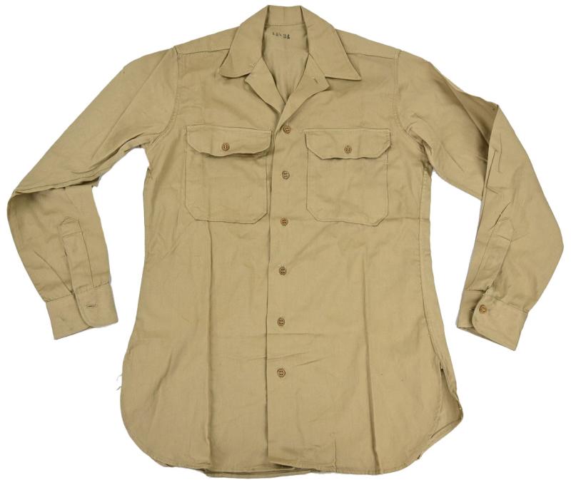 US WW2 Cotton Khaki Shirt