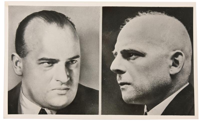 Allied Press 'Mug-Shot' Picture of Nuremberg Trail Members