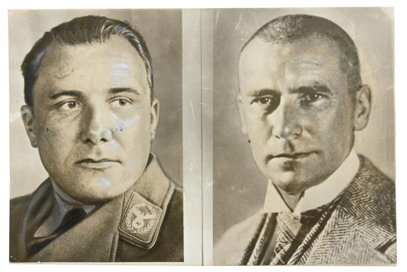 Allied Press 'Mug-Shot' Picture of Nuremberg Trail Members