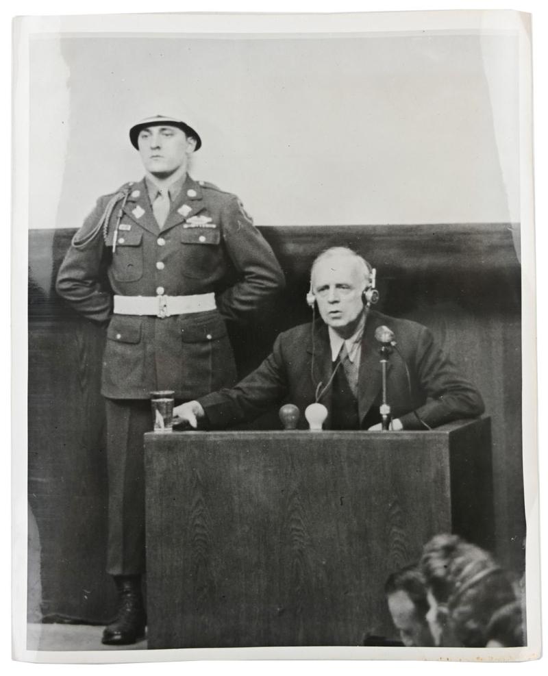 Allied Nuremberg War Trails Picture 'Joachim von Ribbentrop'