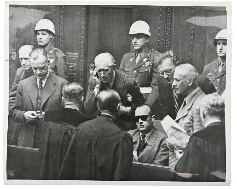 Allied Nuremberg War Trail Press Photo