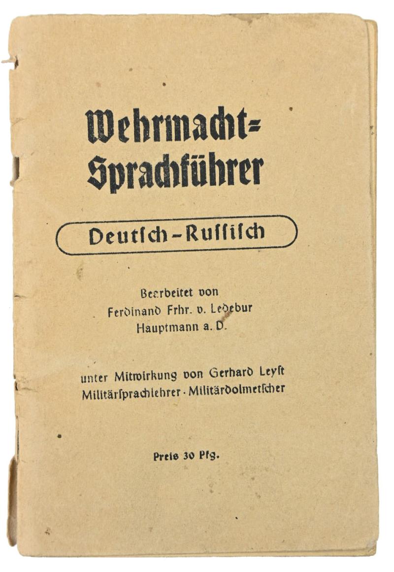 German WH Russian Translation Booklet