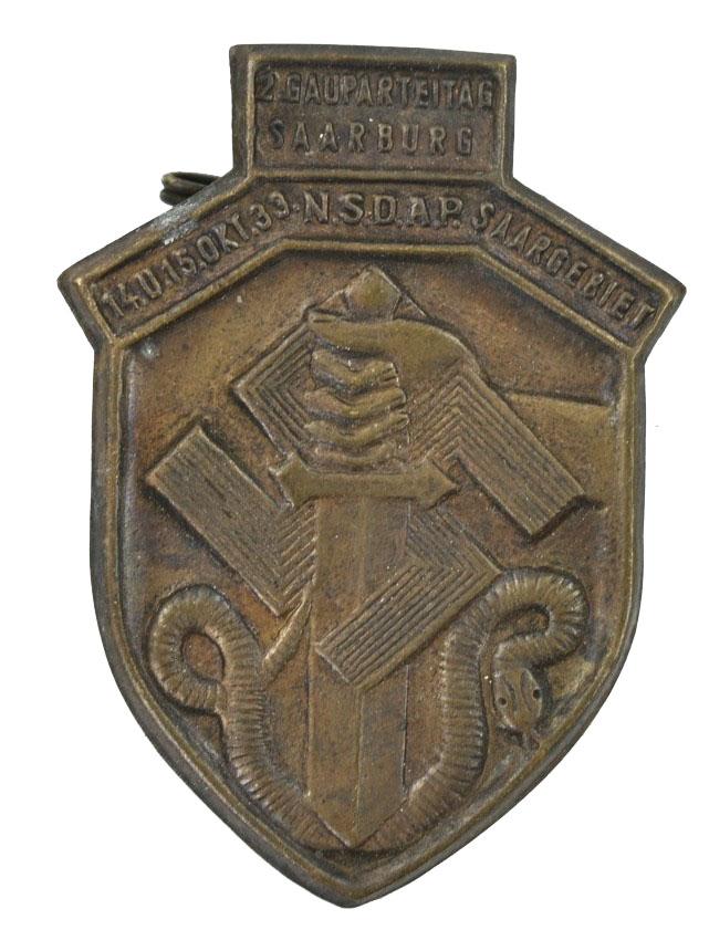 German NSDAP Tinnie Gauparteitag Saarburg 1933