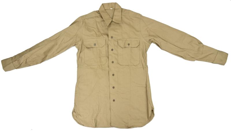 US WW2 Cotton Khaki Shirt