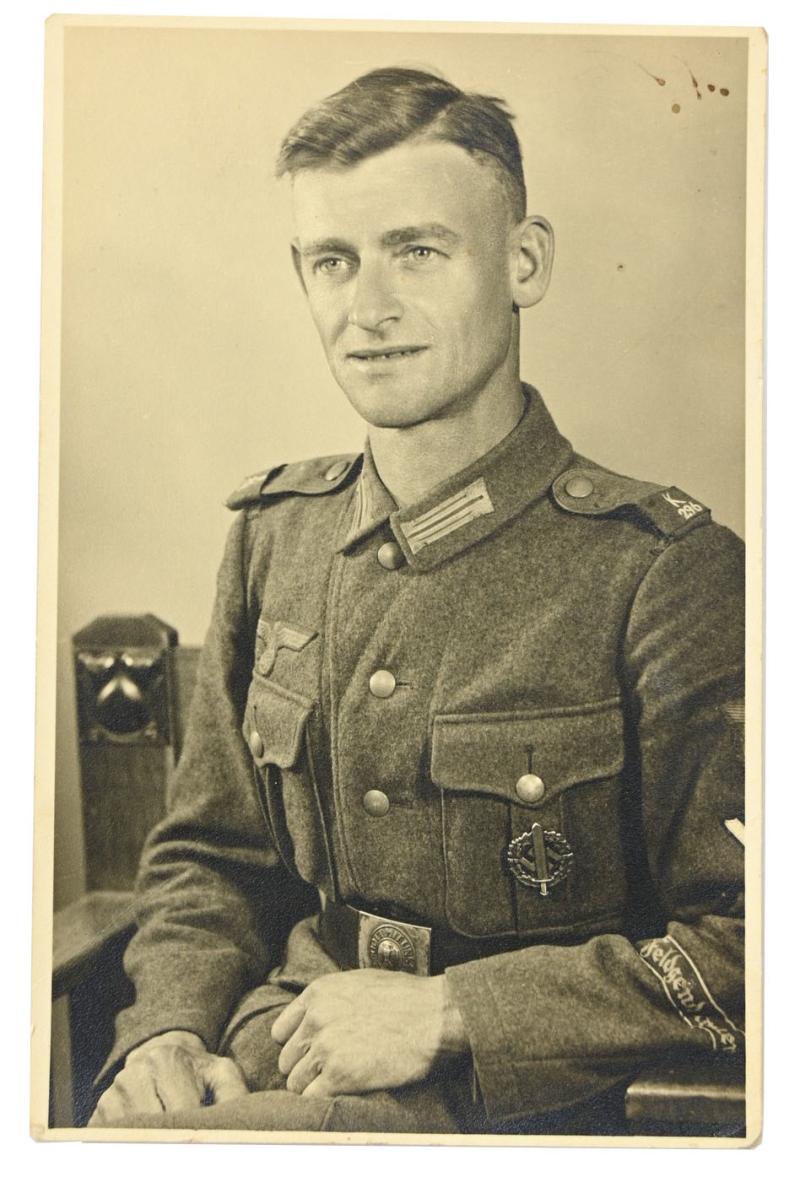 German WH Feldgendarmerie Portrait Picture